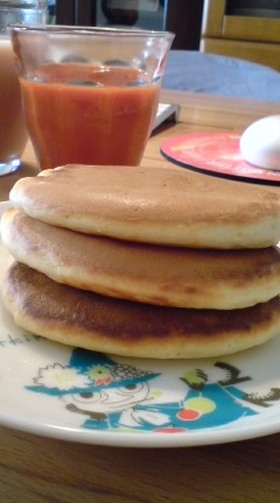 フワフワでゴメンね☆我が家のホットケーキ