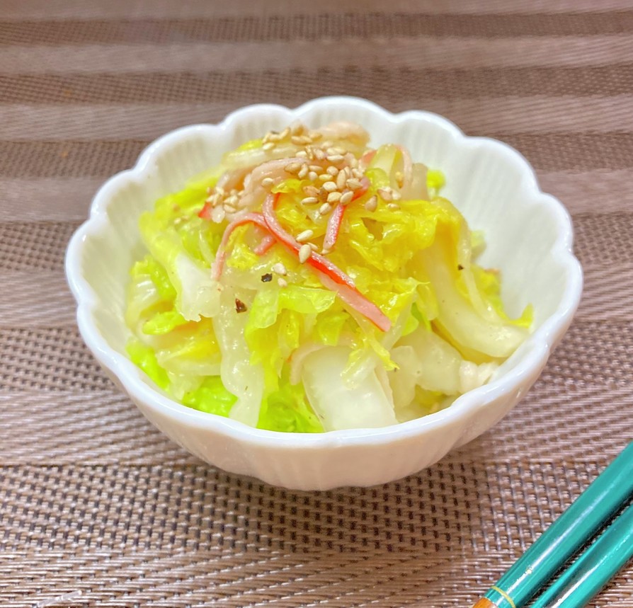 【白菜✖️カニカマ】オイマヨ濃サラダの画像