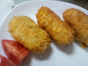 簡単♪コーンたっぷりコロッケ
