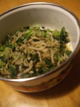 セロリの葉の塩佃煮