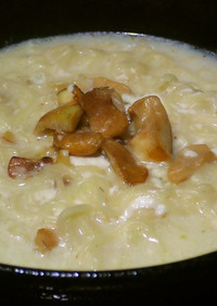 オソムキタケのミルクチーズラーメン
