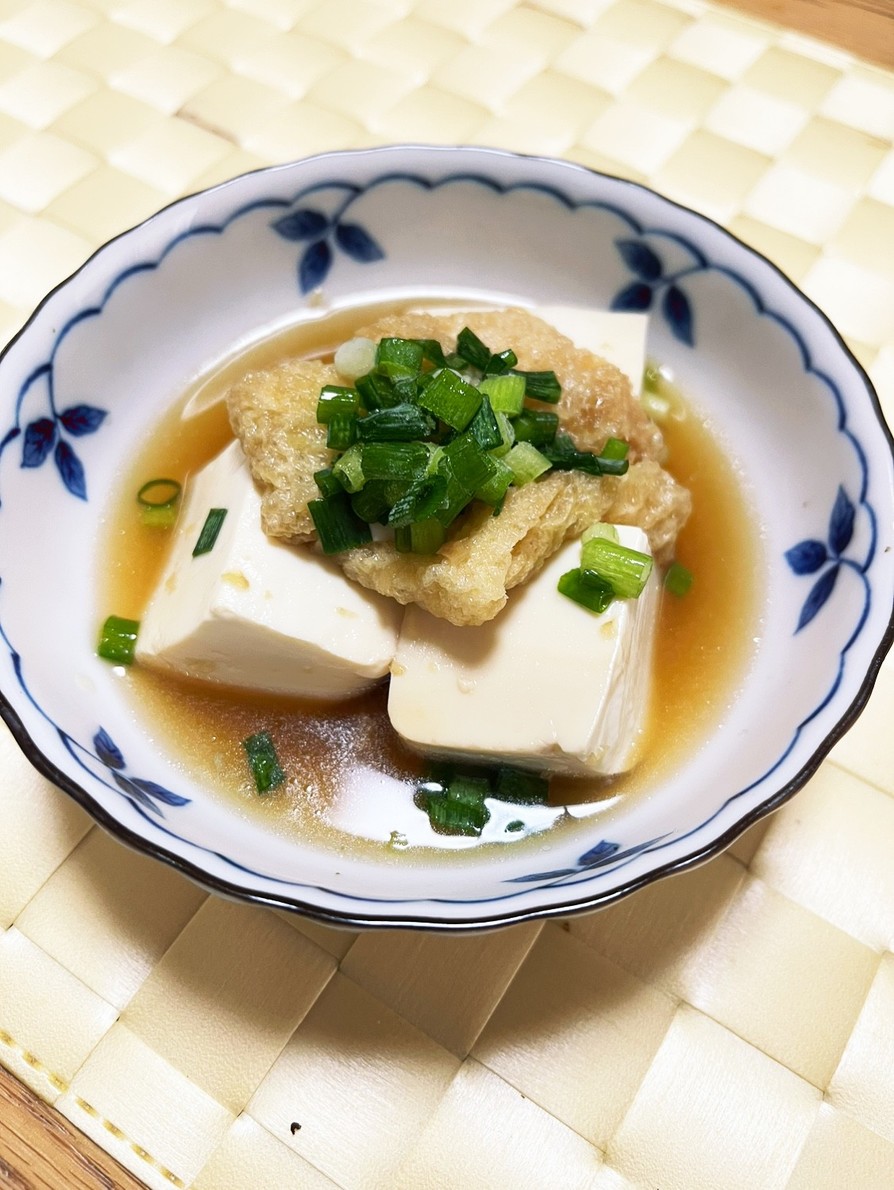 南関揚げと豆腐の炊いたんの画像