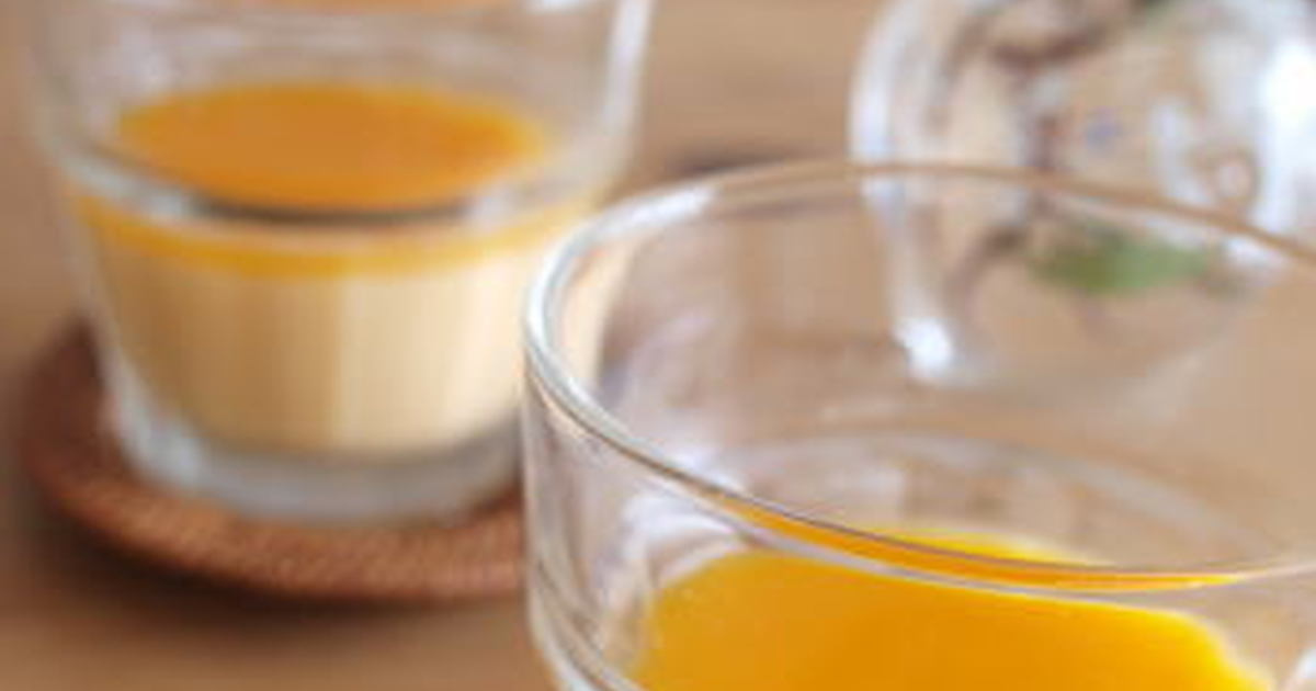 すぐ出来る オレンジ豆乳プリン レシピ 作り方 By Emmy2528 クックパッド 簡単おいしいみんなのレシピが359万品