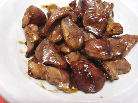砂肝の照り焼き