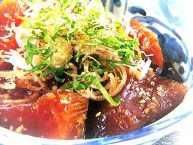 お疲れな貴方に☆カツオの薬味漬けをどうぞ