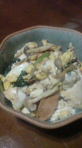 *優しい味わいの豆腐チャンプル*