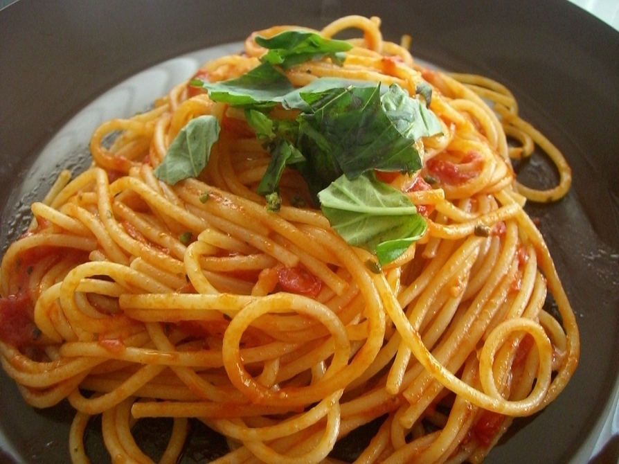 ◇本当に美味しいトマトソーススパゲティ◇の画像
