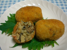 リメイク!ひじきの煮物でポテトコロッケ
