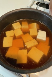 副菜の湯豆腐