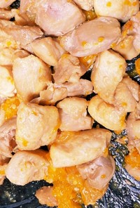 みかんで☆鶏肉のマーマレード焼き風