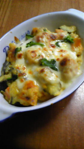 野菜たっぷりグラタン