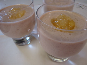 ヘルシー 豆腐とヨーグルトのムース