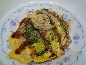下手でもなんとかなるオムそば