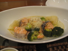 鮭・じゃが芋のあっさり煮~塩味~