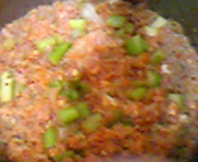 キムチひき肉卵とじ