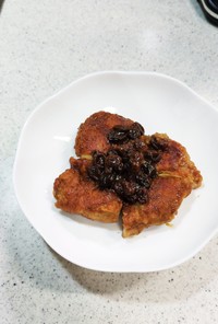 タニタ★鶏肉とレーズンの赤ワイン煮