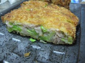 お好み焼き? 豚キャベツフライ