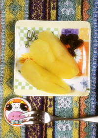 炊飯と一緒に❤林檎コンポート(★＾ω＾)