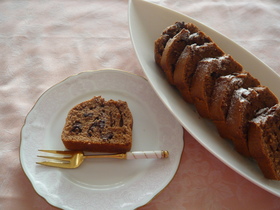 ふわっサクッ♪簡単チョコパウンドケーキ