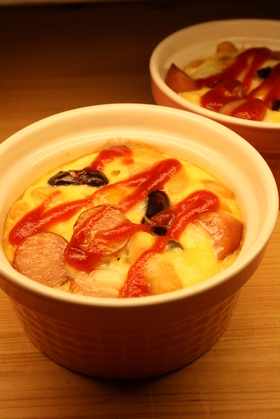 おまめで簡単✿朝食キッシュ