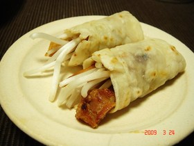 鶏皮で☆北京ダック風