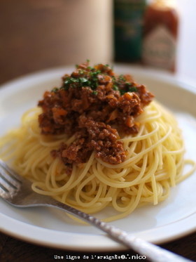ウチの定番・洋食屋さん風ミートソース
