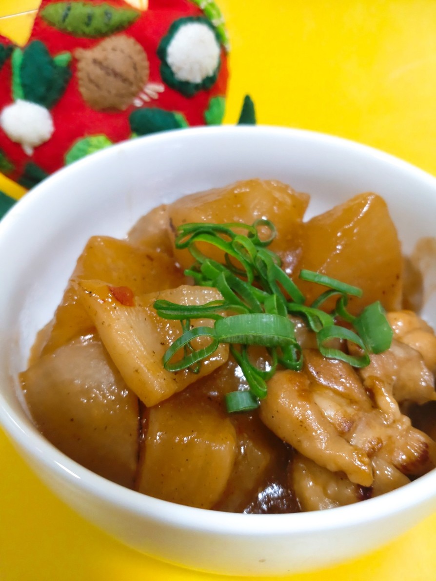 大根と鶏肉の中華炒め煮　の画像