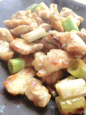 鶏むね肉のポン酢炒め