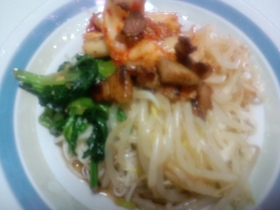 野菜たっぷり♪冷麺風そうめん