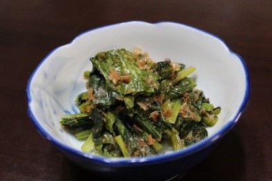 小松菜のおかか炒めの写真