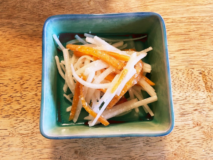 大根と柿の塩麹のサラダの画像