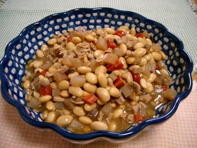 我が家の七目豆 オイスター味噌仕立て