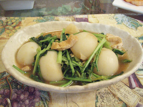 ◆簡単◆カブと油揚げの煮物だよ~ん