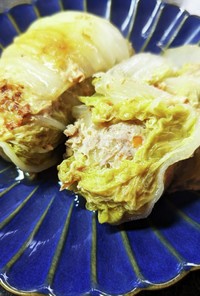 肉汁ジュワ～☆白菜のハンバーグ巻き