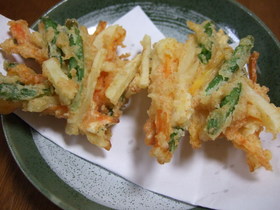 変わりかき揚げ