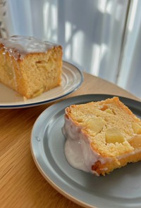 米粉　リンゴのパウンドケーキ　