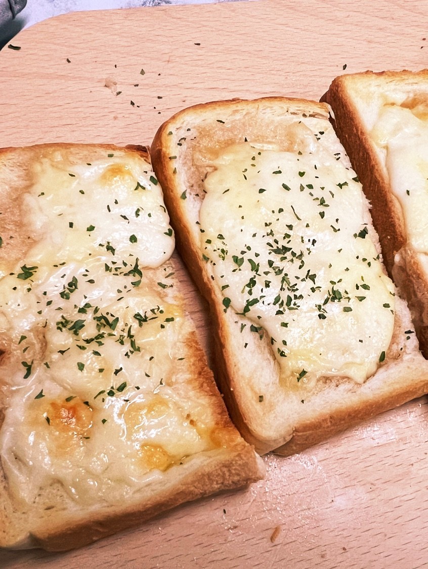 チーズ＆メープルシロップトーストの画像