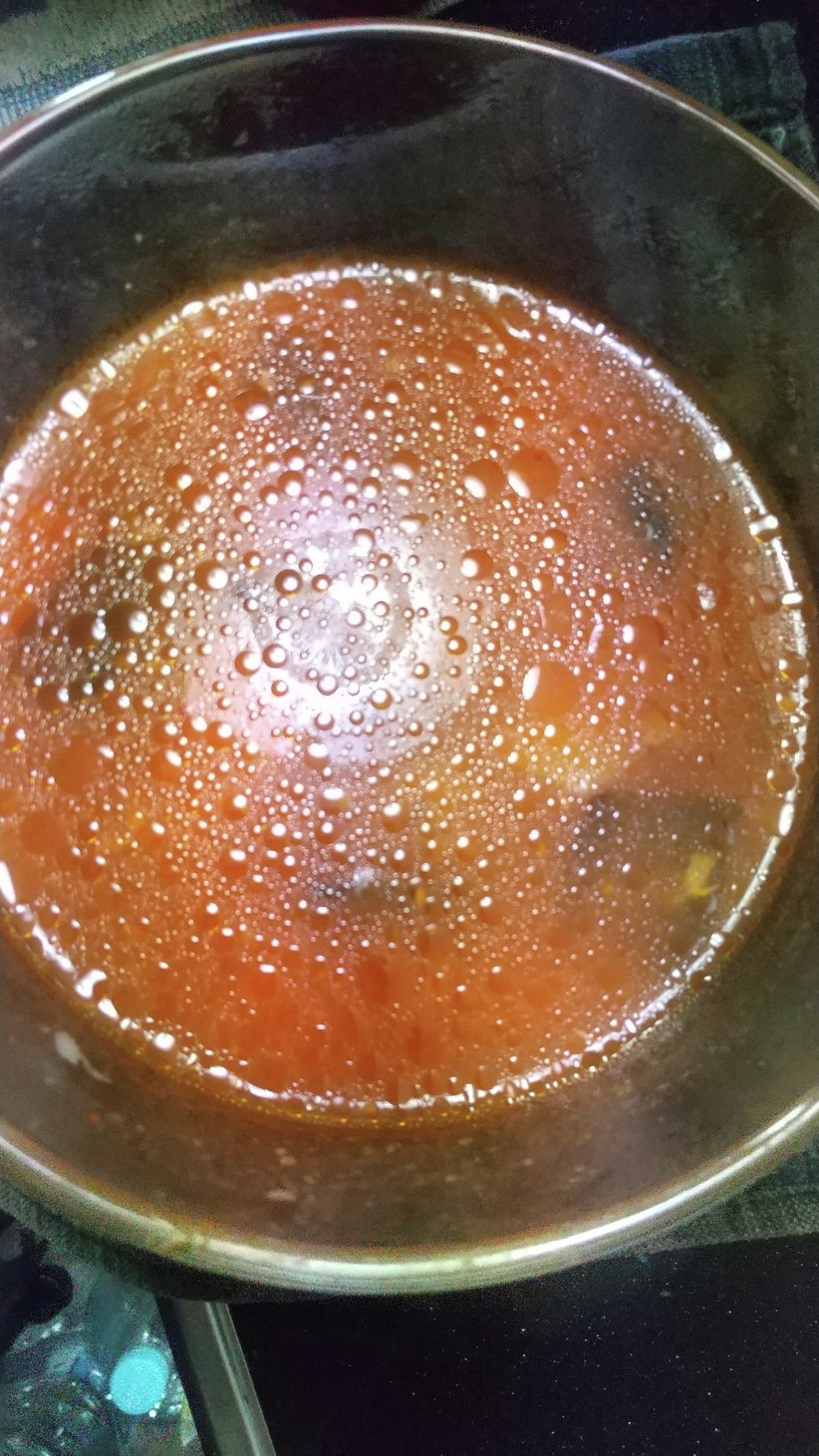 味噌汁リメイクでミネストローネの画像