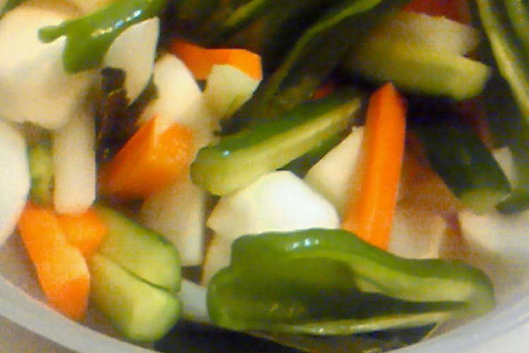 母直伝 すし酢で野菜の酢漬け レシピ 作り方 By いにゅぽん クックパッド 簡単おいしいみんなのレシピが353万品