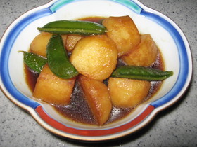 あつあつじゃがいもの揚げ煮