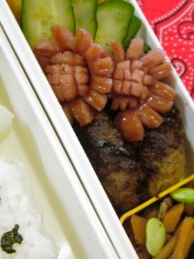 お弁当に!ひまわりウインナー♪
