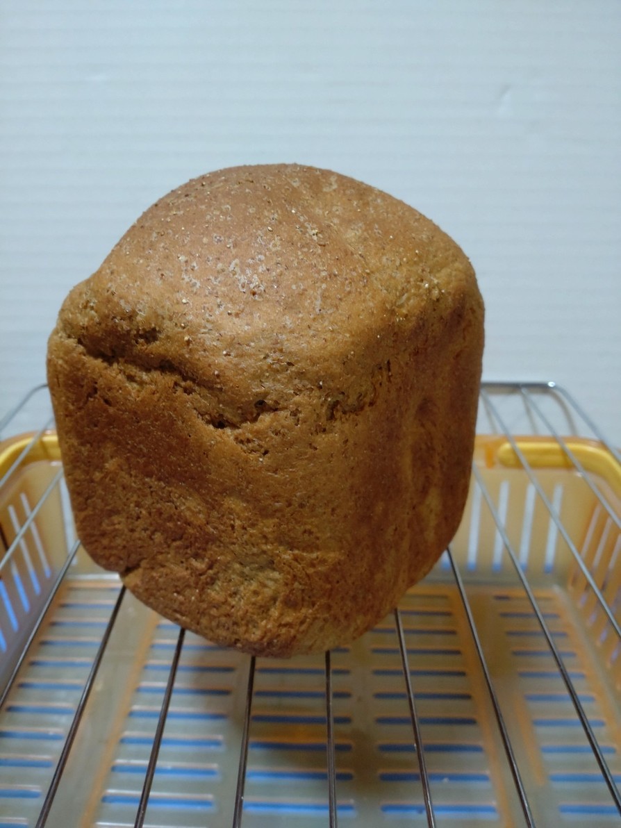 ふすまライ麦パン卵なし 低糖質、低GI値の画像