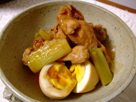 土鍋で☆鶏の甘辛煮