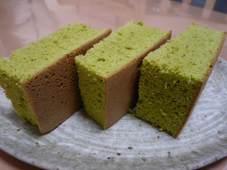 リブレフラワー(玄米粉)の抹茶ケーキ☆の画像