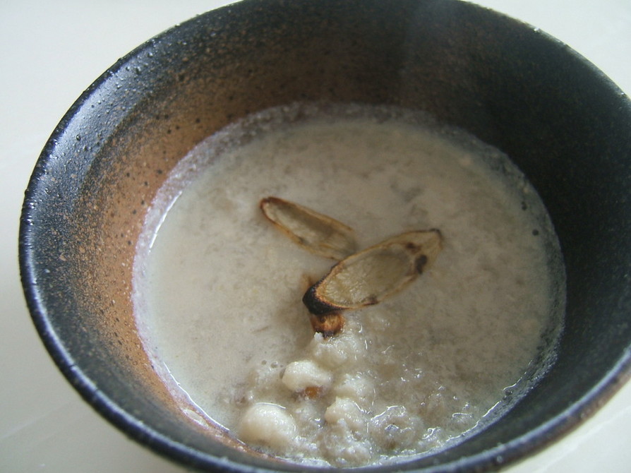 マクロビ足を細くするゴボウ豆乳スープの画像