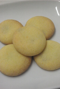 米粉と生キャラメルのさくさくクッキー。