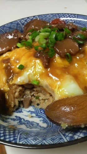 ダブルおでんの☆卵あんかけ炒飯
