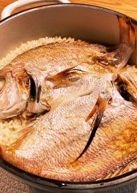 バーミキュラで簡単調理♩ち鯛の鯛めし