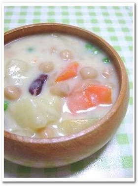 お豆入りクリームシチュー♪