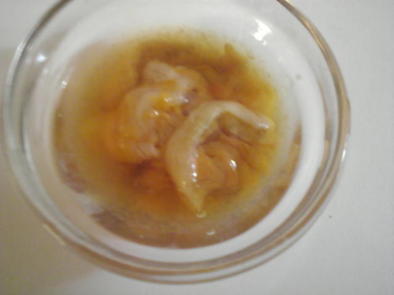 ほや貝の酢醤油和えの写真